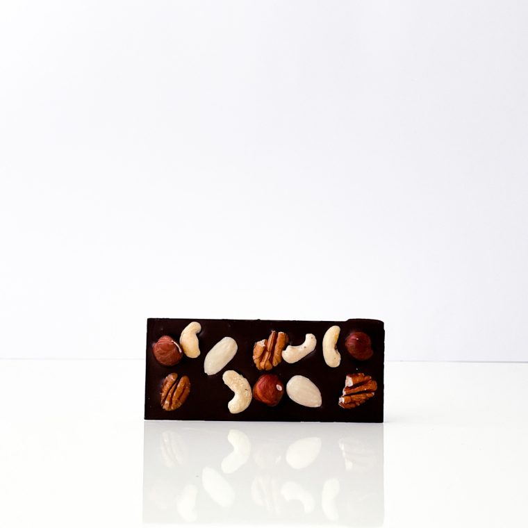 Mini orechy – horká čokoláda so steviou – DIA