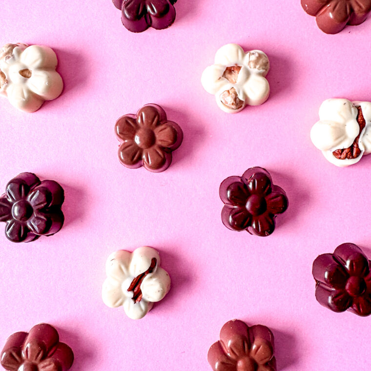 Kvetinkové pralinky, 50g