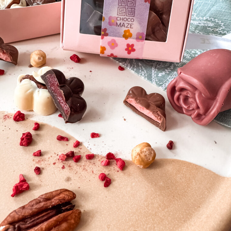 Kvetinkové pralinky, 50g